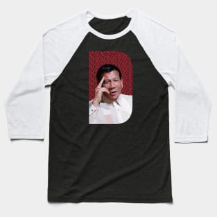 Du30 text & Poly Baseball T-Shirt